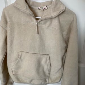 super cozy & cute quarter zip!